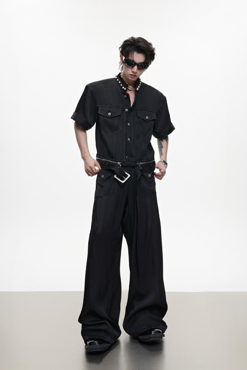 Jeans mit Perlenbesatz