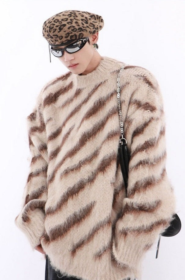 Lockerer Mohairpullover