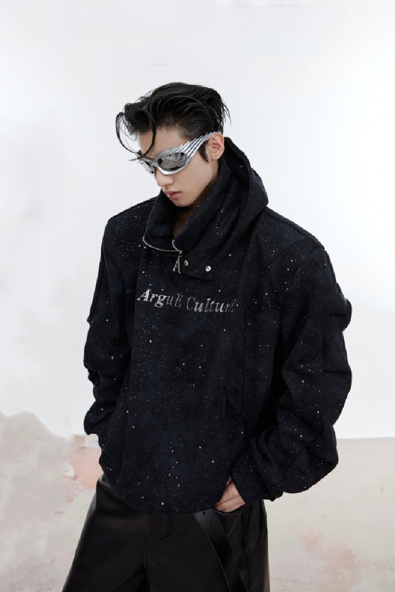 Glitzer-Logo-Hoodie