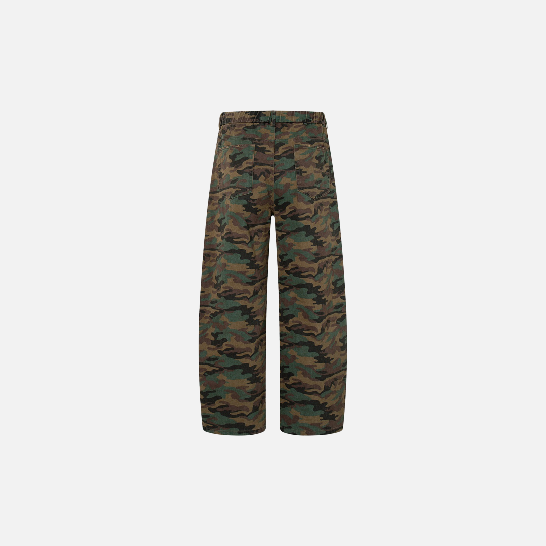 Robuste, lockere Outdoor-Jeans im Camouflage-Stil für die Berge