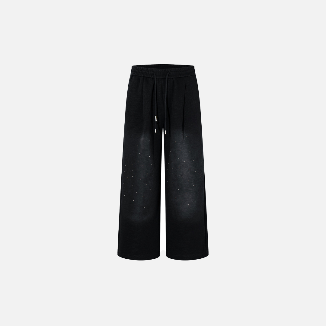 Gothic-Jogginghose im Used-Look mit Graffiti-Motiv