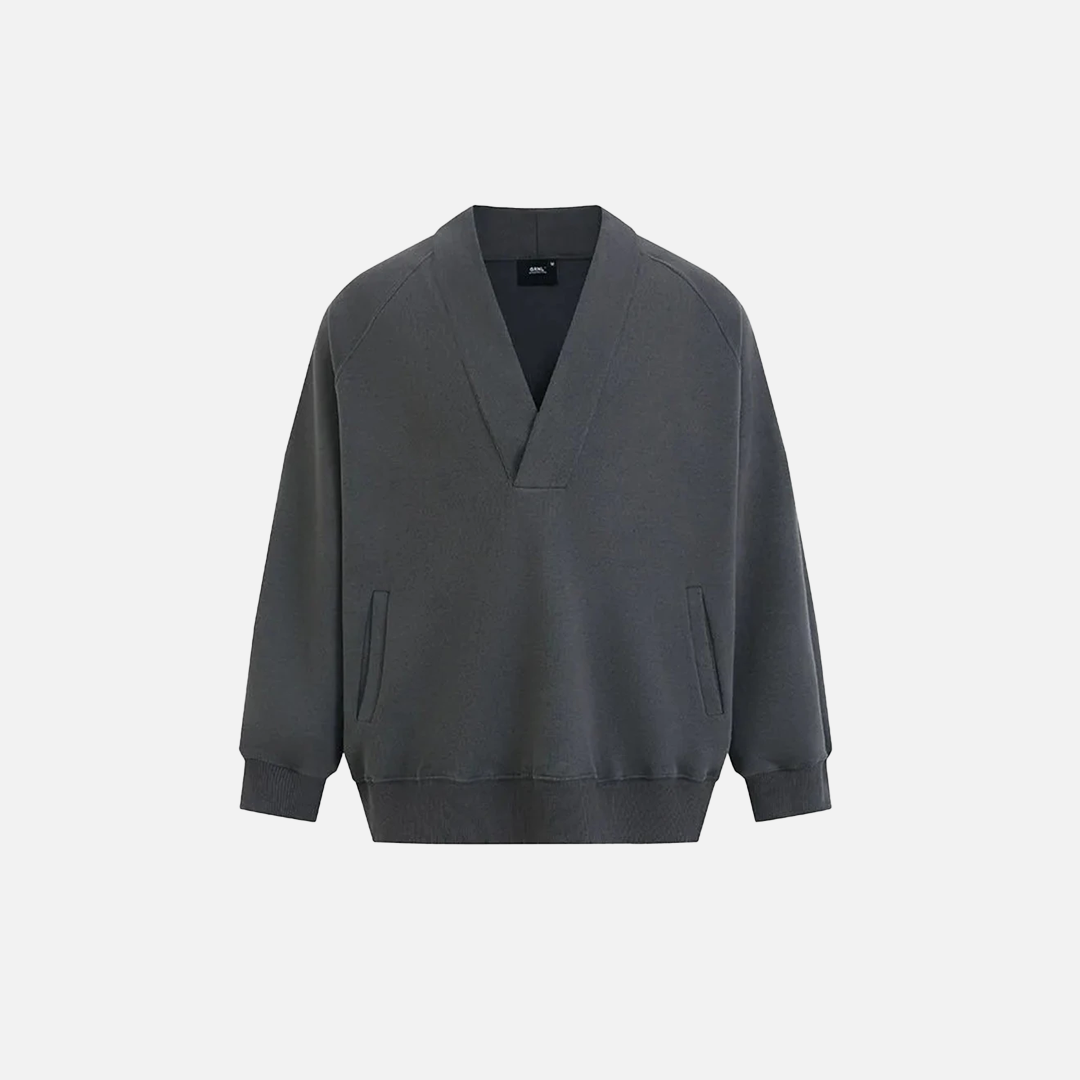 Sweat à capuche avec appuie-tête et épaules unis et tendance