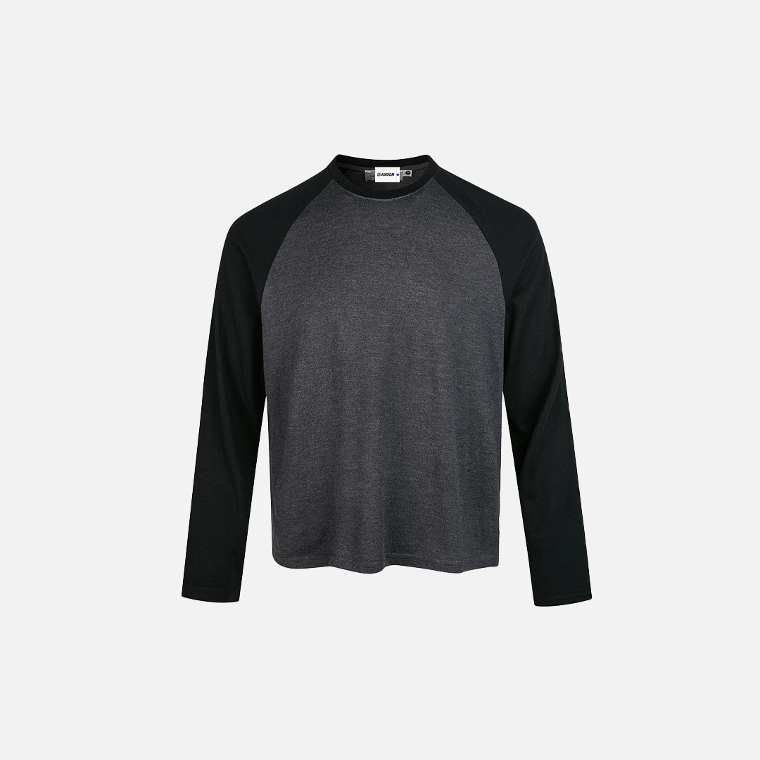Y2K Vintage Woll-Basic-Langarmshirt
