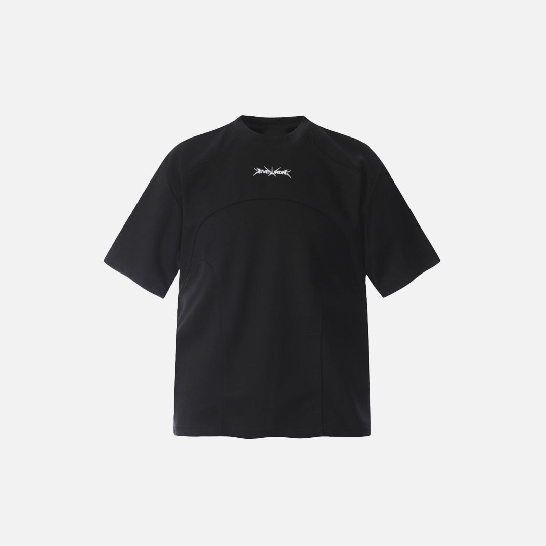 Besticktes T-Shirt im amerikanischen Stil mit lockerer Passform