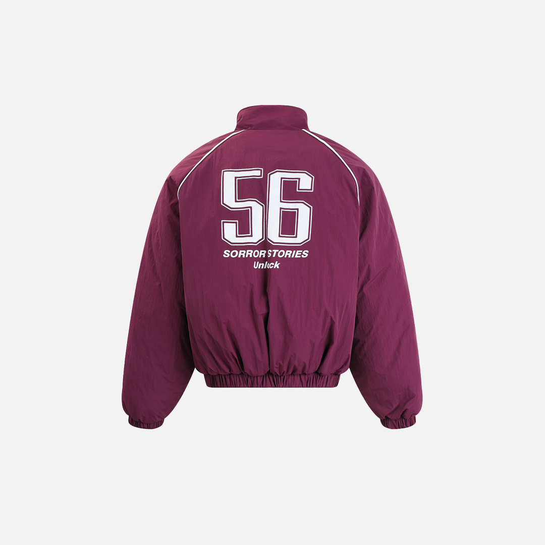 Veste coupe-vent de sport imprimée élégante pour l'hiver