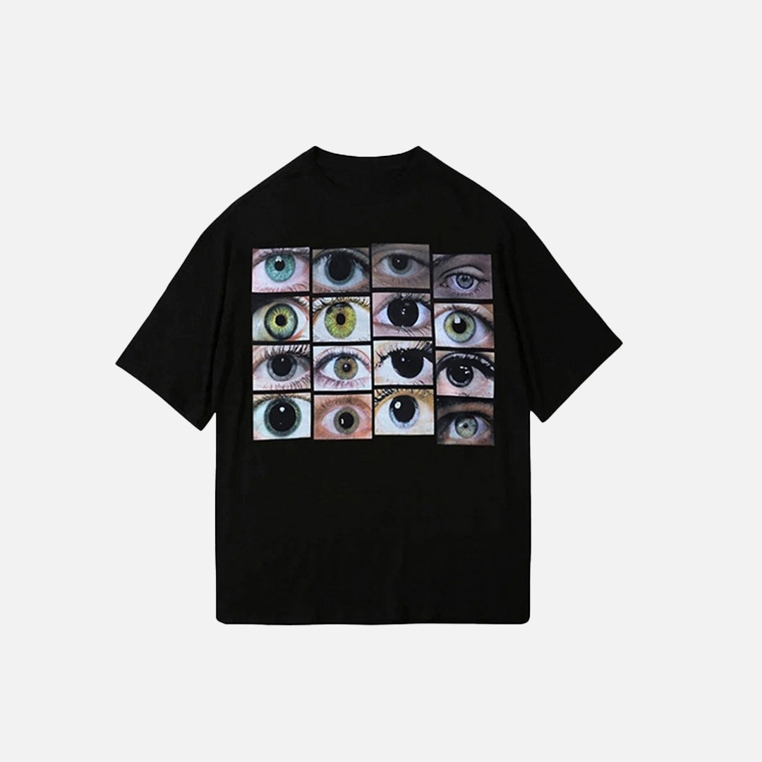 T-shirt imprimé « Ouvre les yeux »
