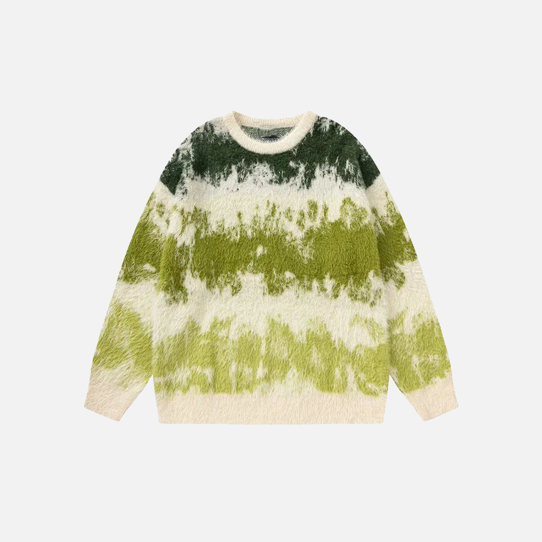 Oversize Hip Hop Batik-Strickpullover