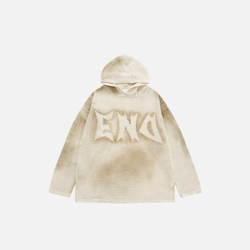 Retro-Hoodie mit Used-Look-Spray-Effekt