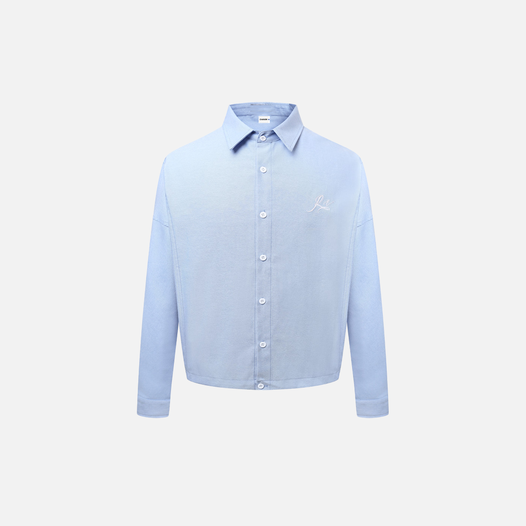 Chemise à manches longues respirante, élégante et ample