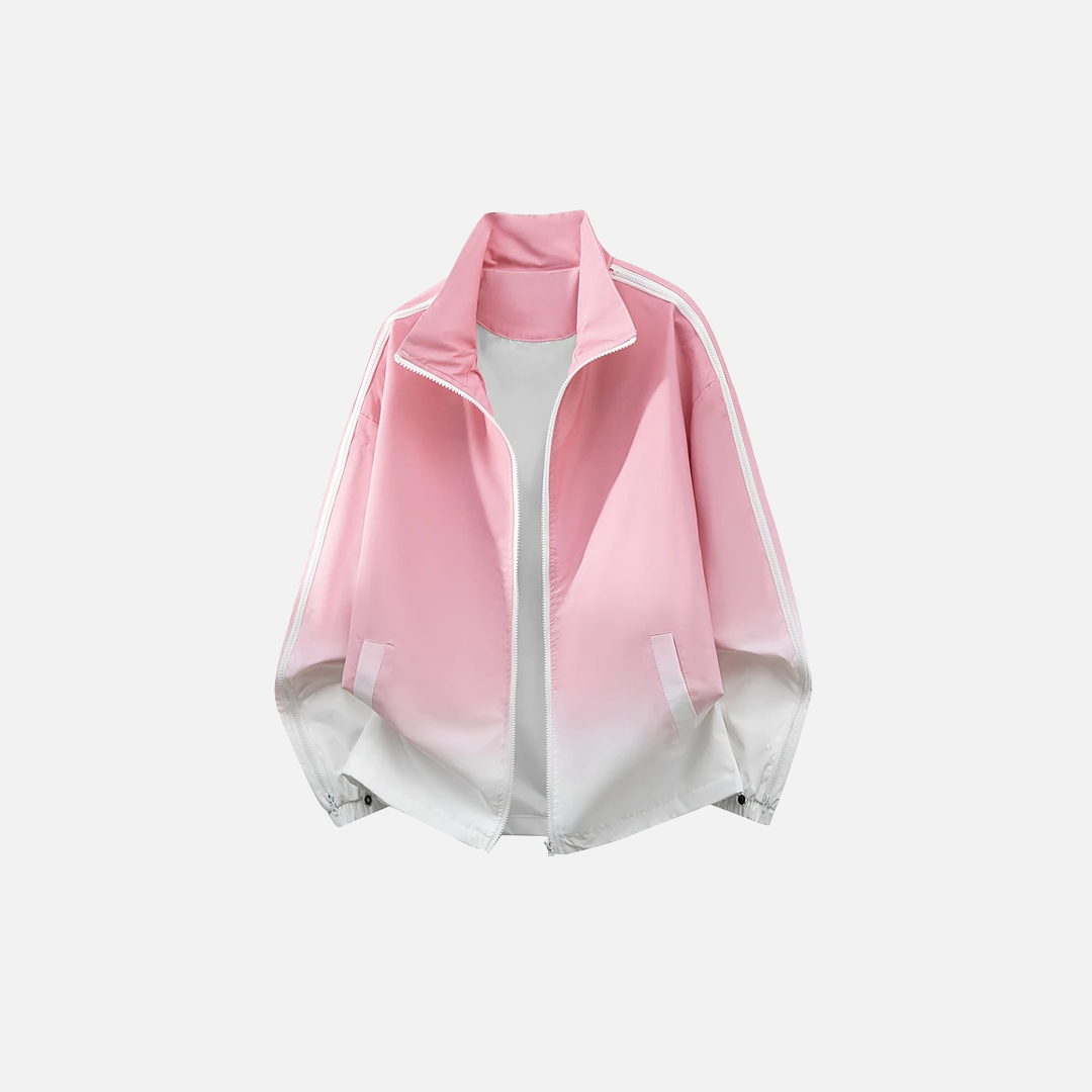 Veste Winbreaker au design dégradé tendance
