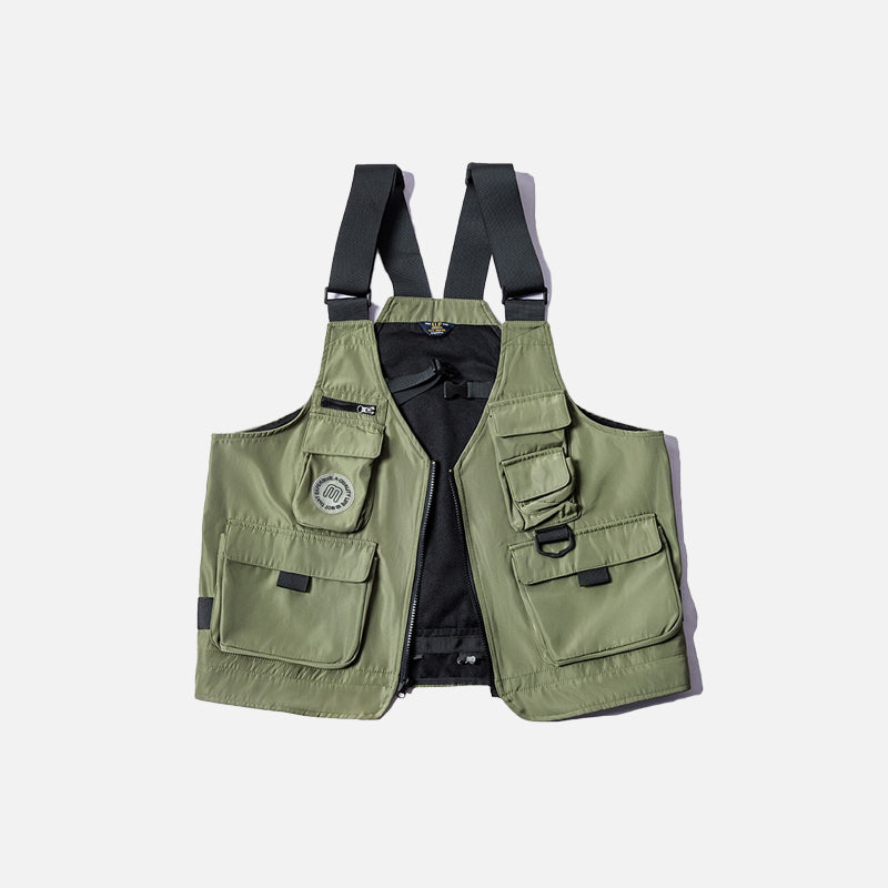 Gilet tactique multipoches et sac