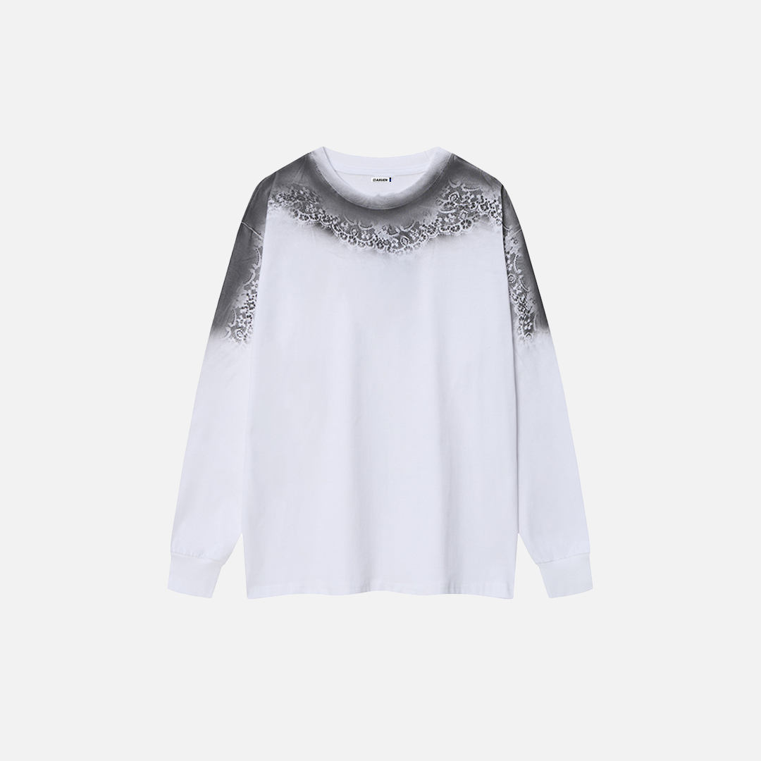 Lässiger Streetwear-Stil: Stylisches Langarm-T-Shirt mit Print