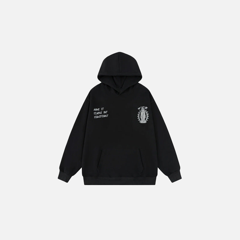 Hoodie mit dem Aufdruck „Himmlischer Wächter“