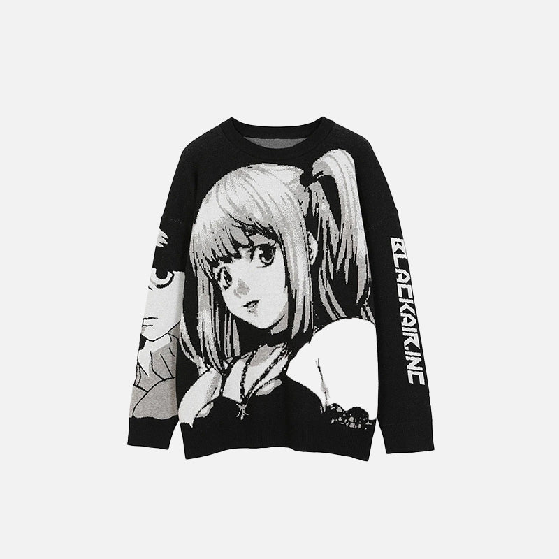 Anime-Mädchen-Pullover