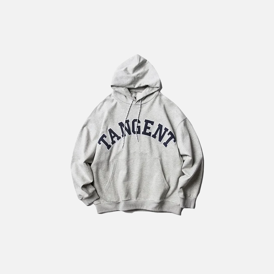 Japanese Style Letter Print Cotton Hoodie