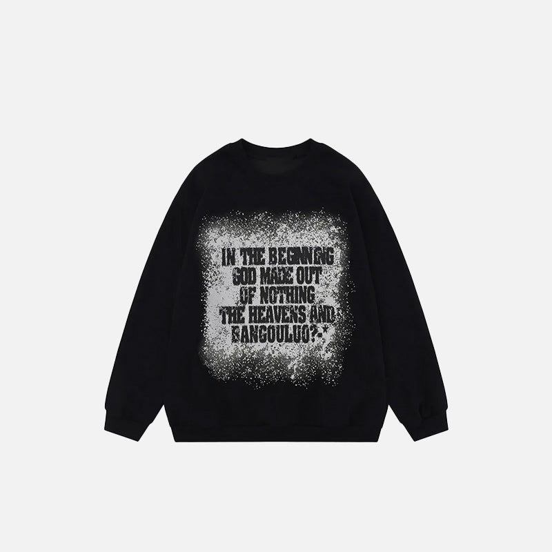 Sweatshirt mit Himmelstor-Grafik