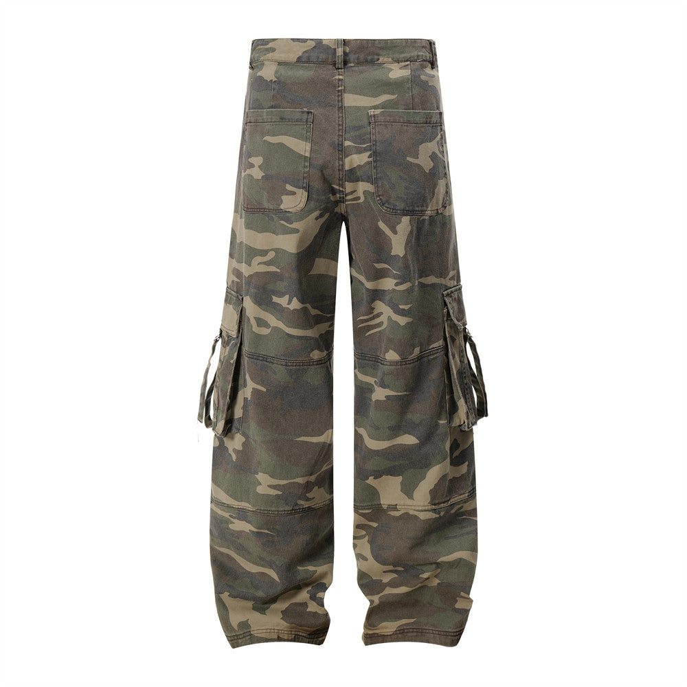 Amerikanische Camouflage-Cargohosen