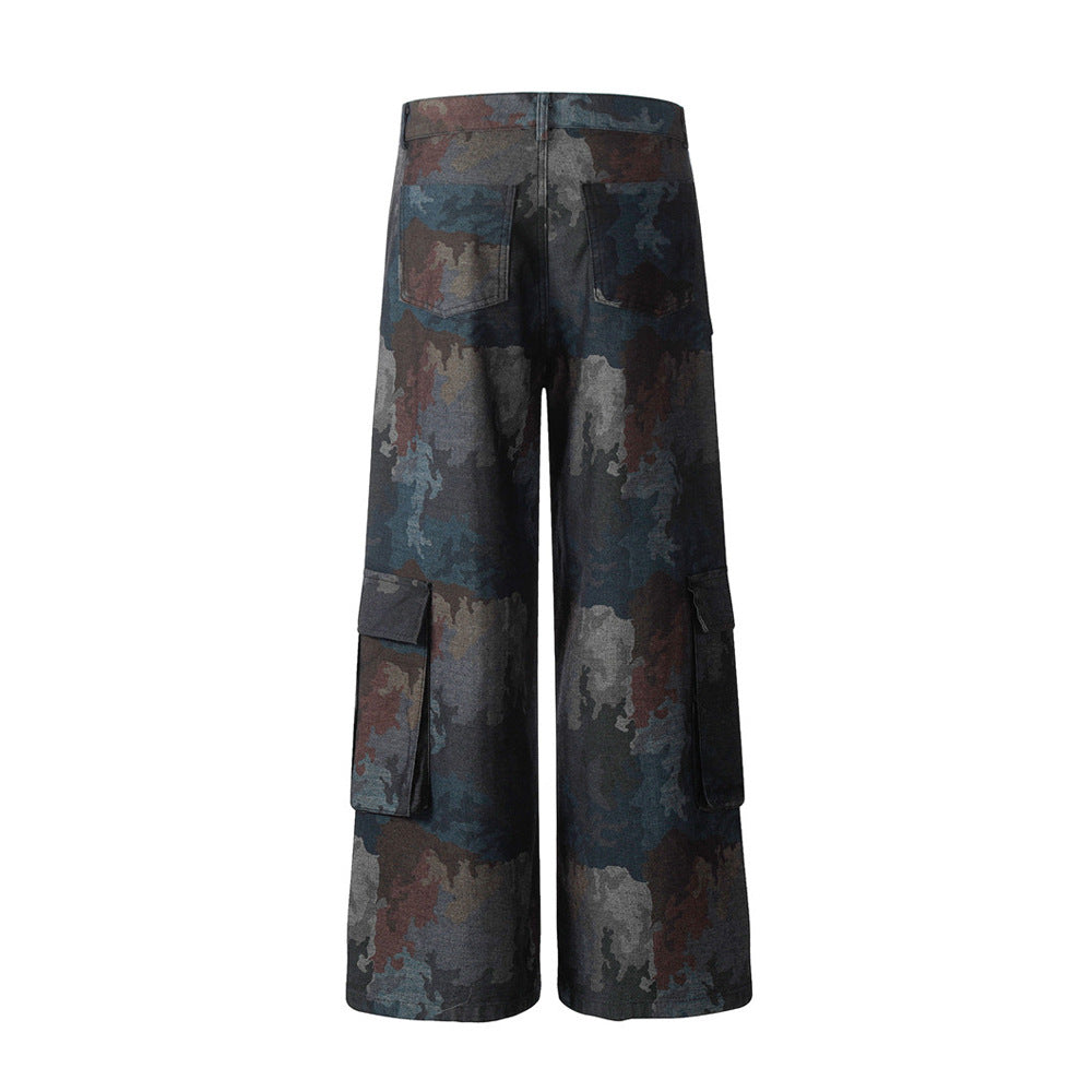Pantalon de travail camouflage industriel robuste