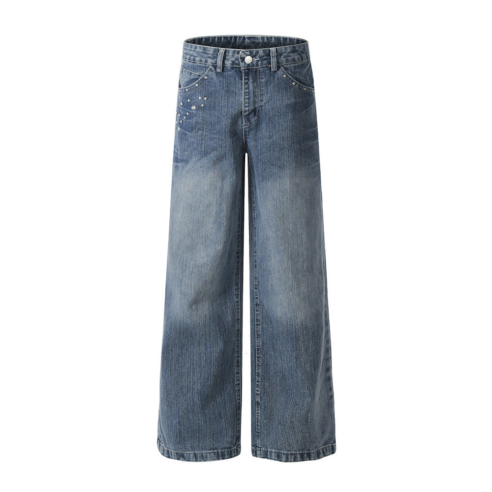 Pantalon rock élégant à jambes larges