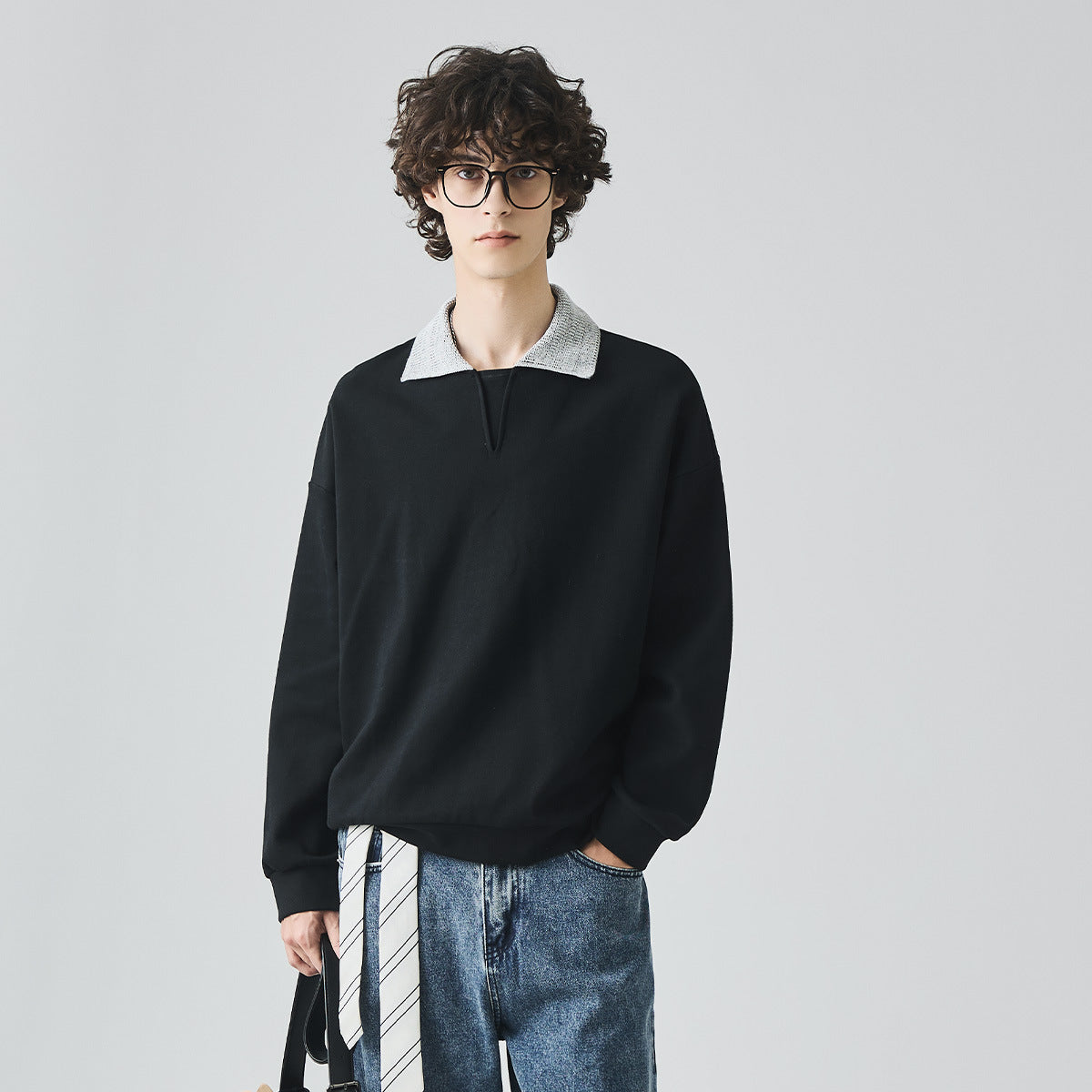 Flexibles, hochwertiges, locker sitzendes Freizeit-Sweatshirt