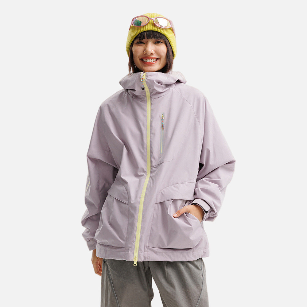 Veste d'escalade coupe-vent imperméable et résistante