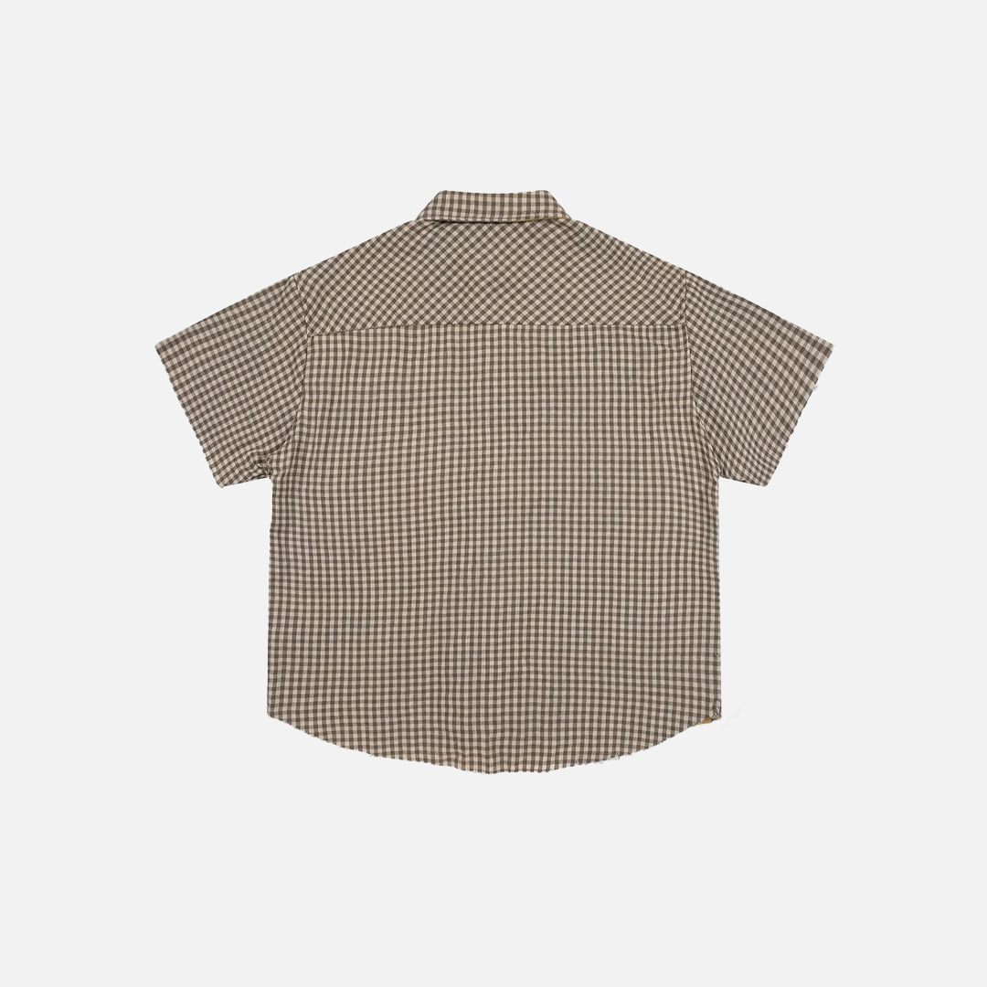 Chemise oversize vintage imprimée hip-hop