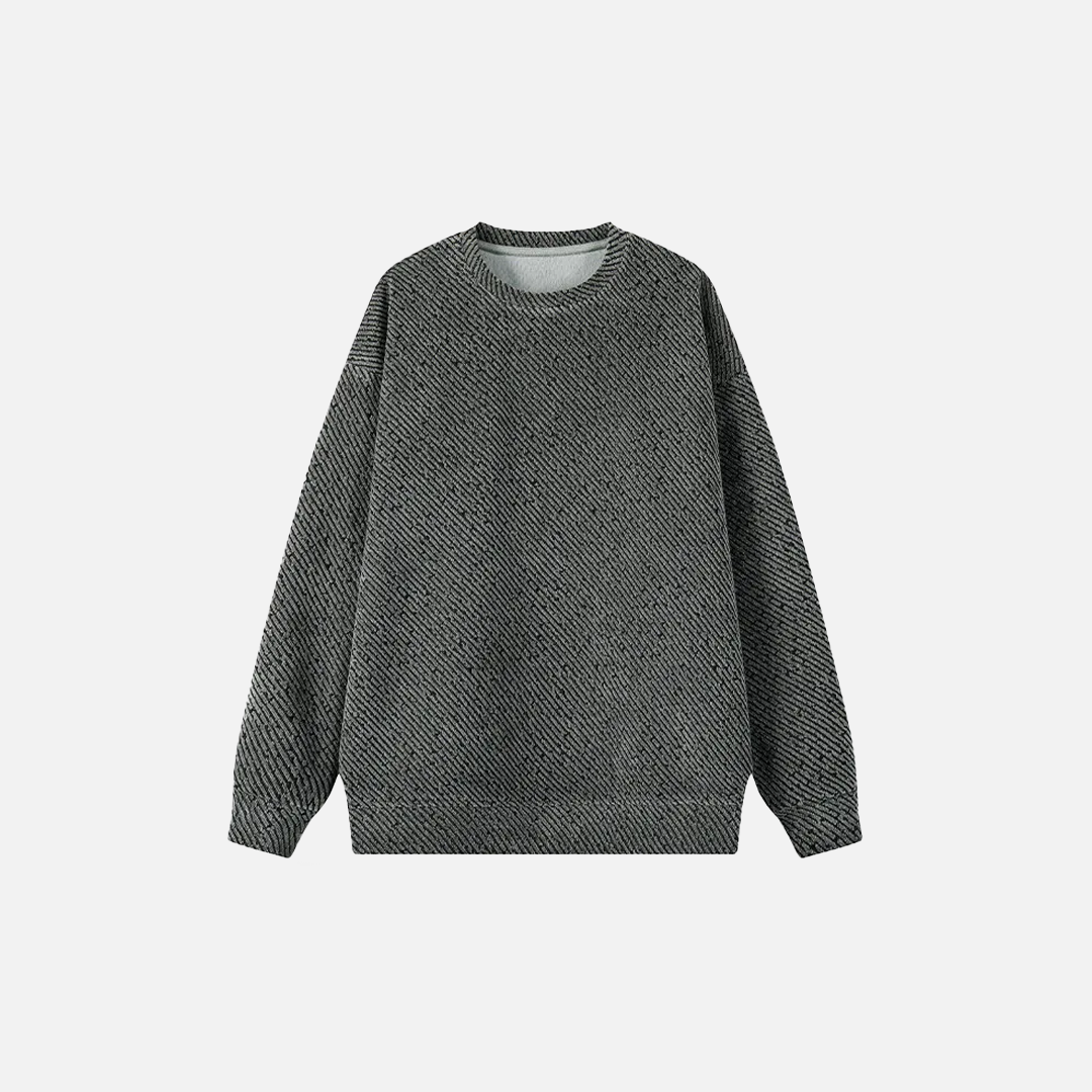 Klassisches, einfarbiges, locker sitzendes Sweatshirt für den Frühling