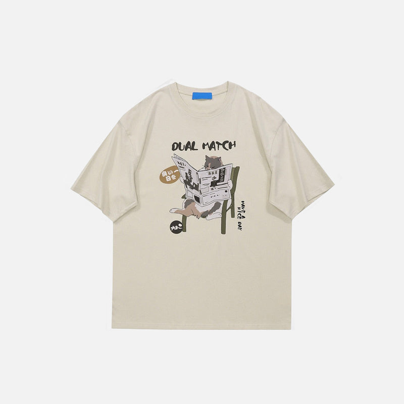 Elegantes Katzen-T-Shirt