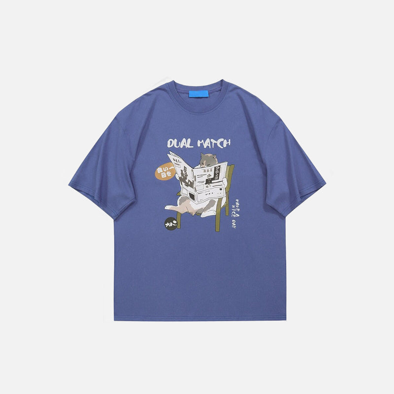 Elegantes Katzen-T-Shirt