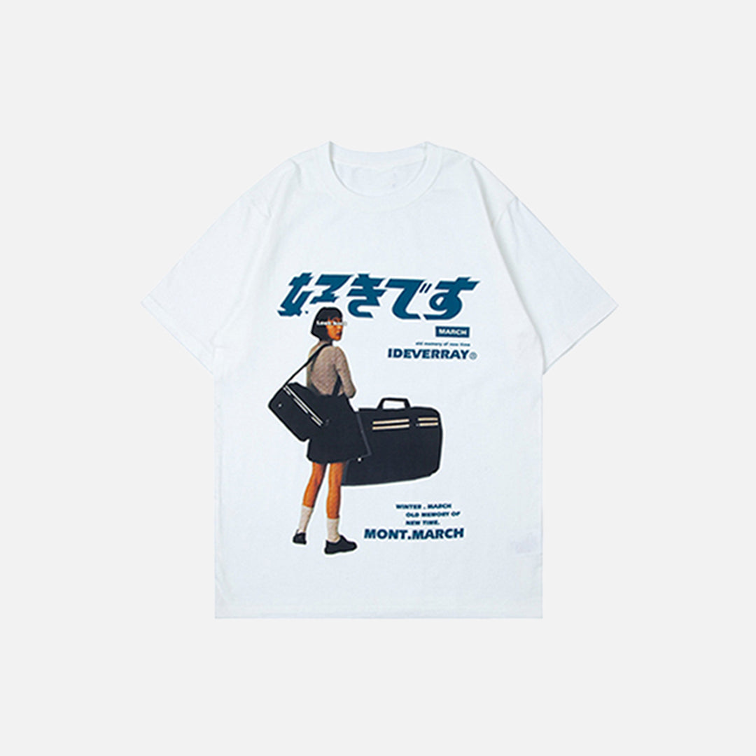 Vintage Ideverray T-Shirt aus den 90er Jahren (japanisches Design)