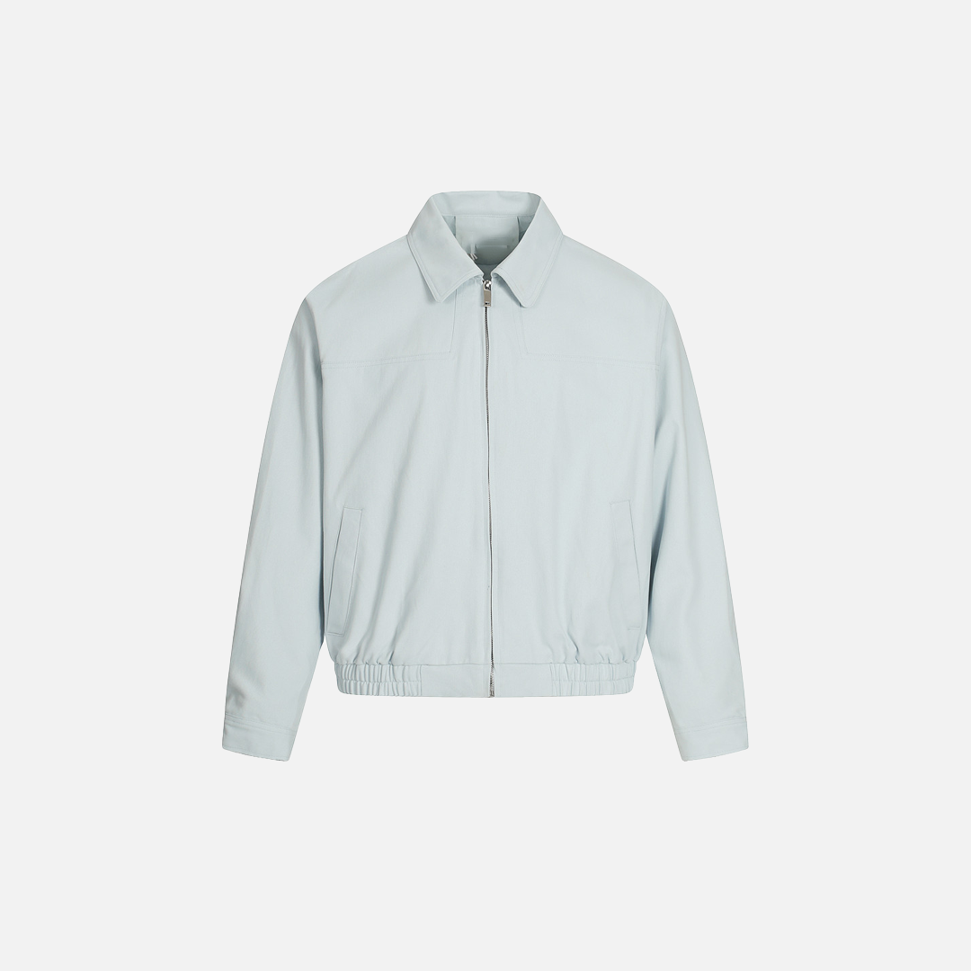 Veste pilote rétro élégante, couleur unie, esprit printemps