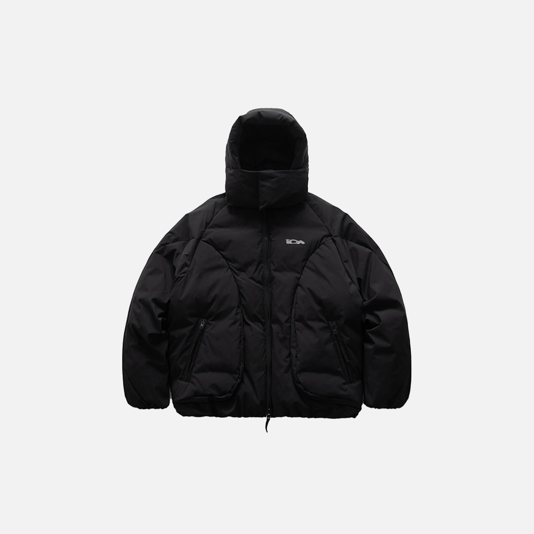 Oversized Daunenjacke mit Kapuze für Herren