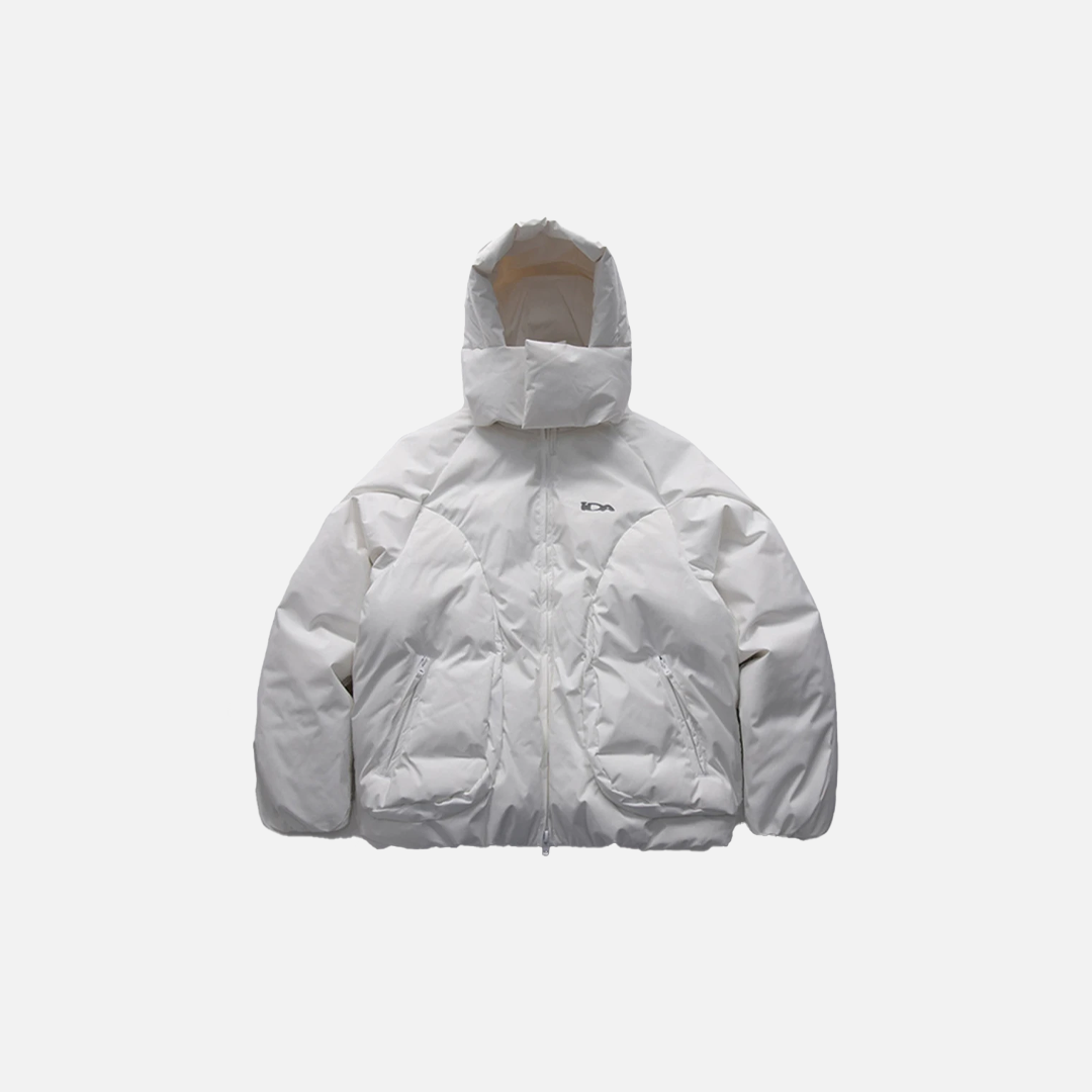 Oversized Daunenjacke mit Kapuze für Herren