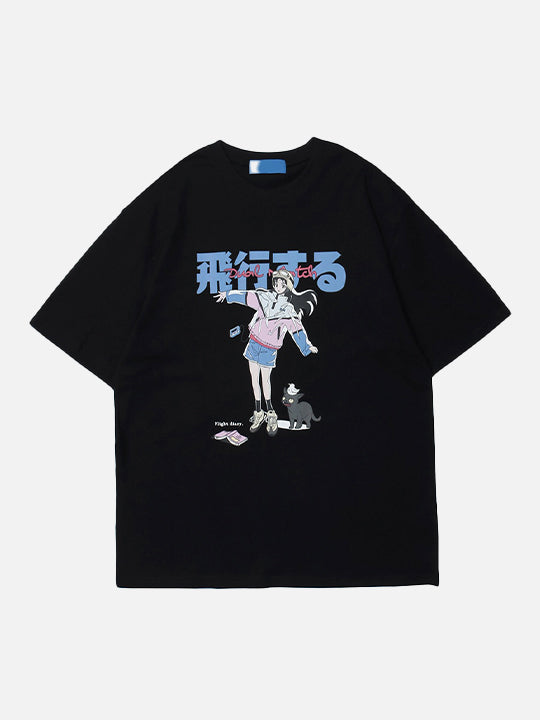 Dual Match Anime Girl T-Shirt