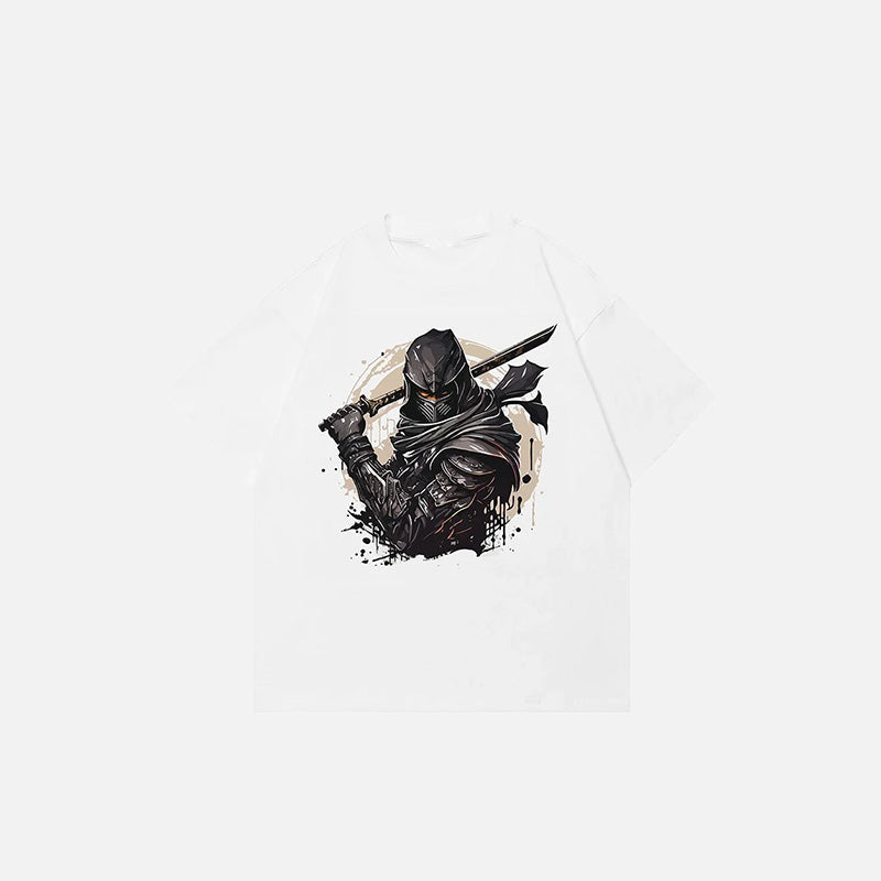 T-Shirt mit japanischem Ninja-Motiv