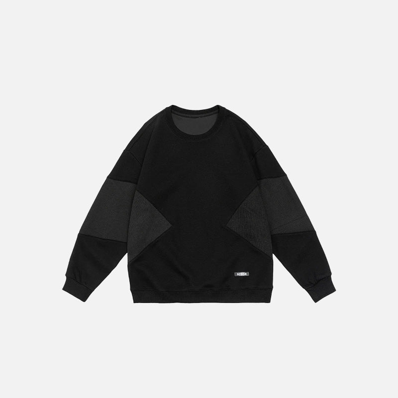 Sweatshirt mit auffälligem Kontrast