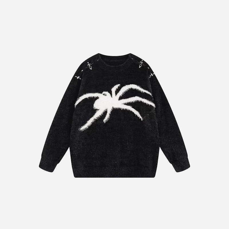 Y2K Spider Chic Pullover