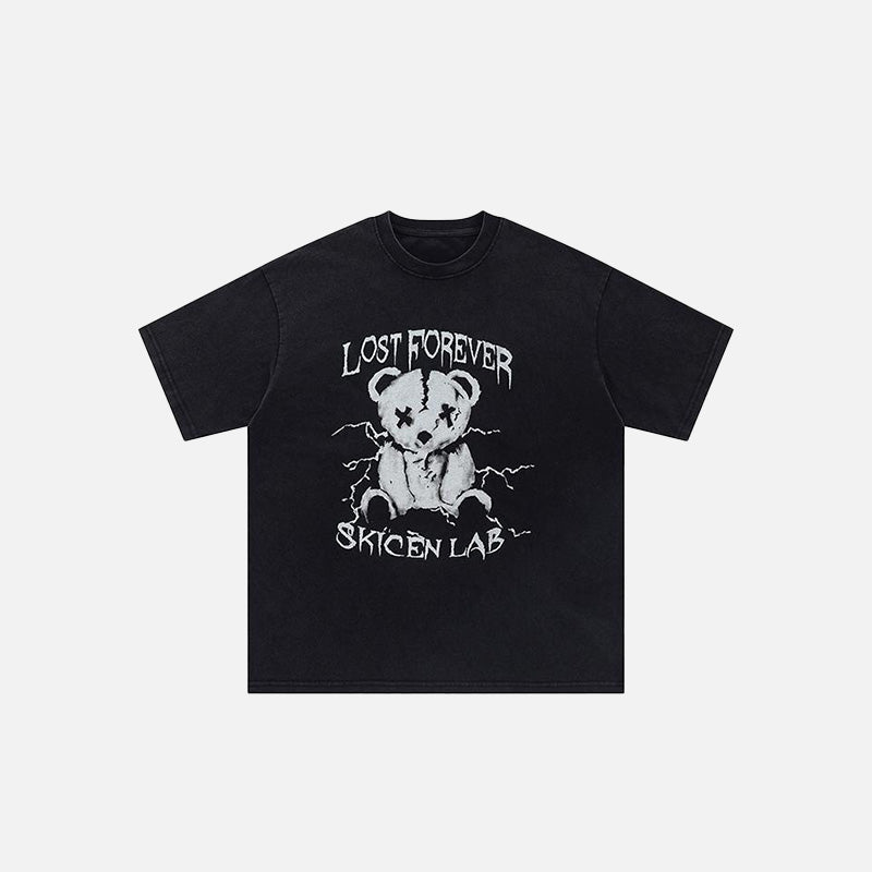 Broken Bear Grafik-T-Shirt