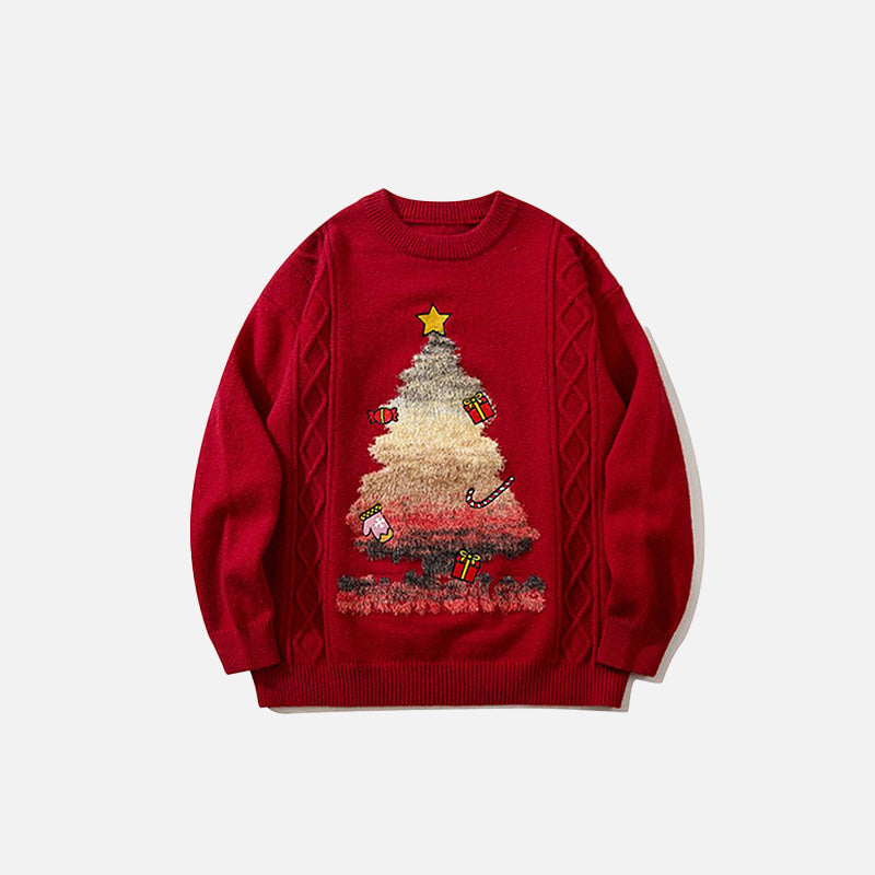 Pull de Noël en tricot