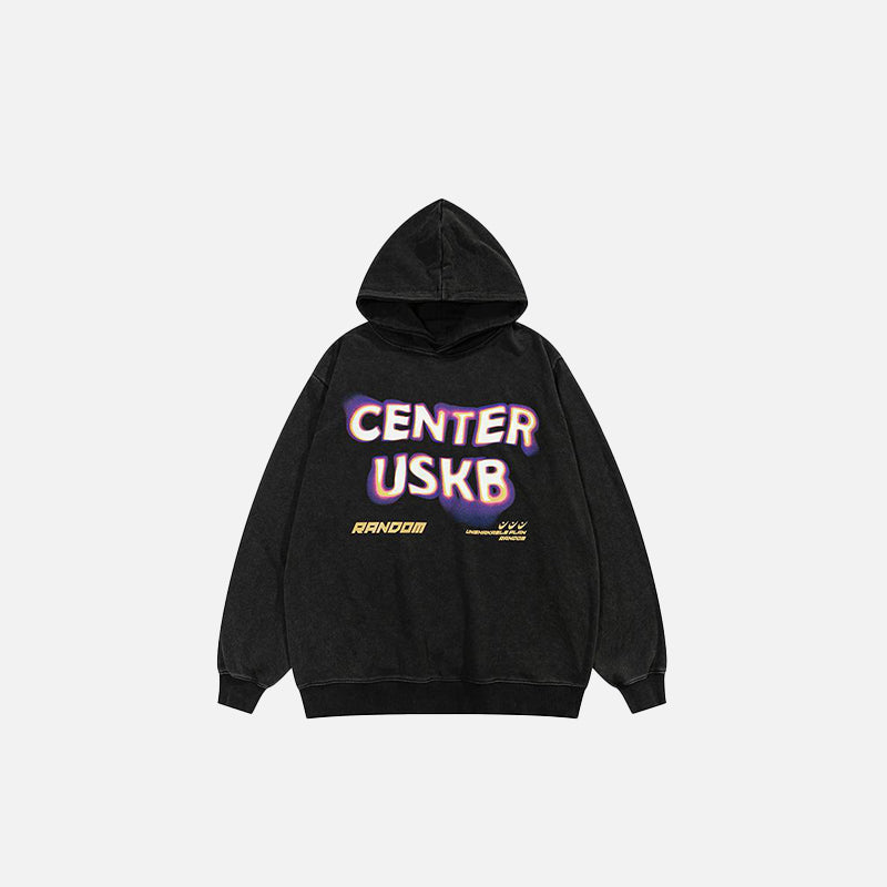 Sweat à capuche USB central