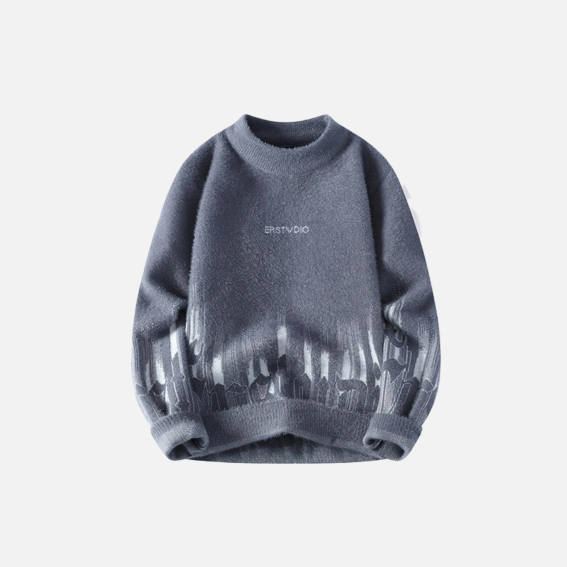 Flauschiger Winter-Fleecepullover
