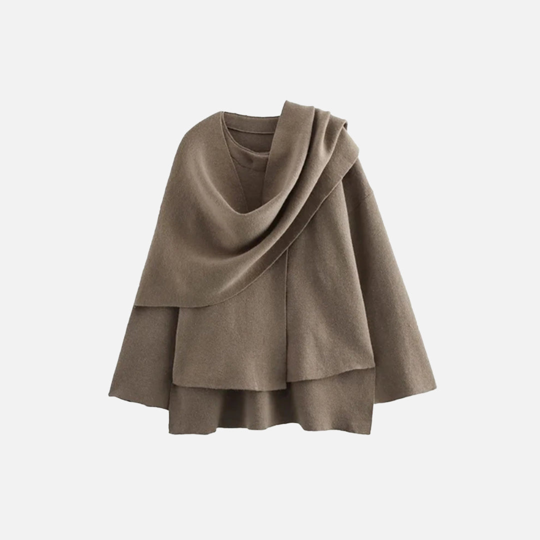 Veste écharpe polyvalente
