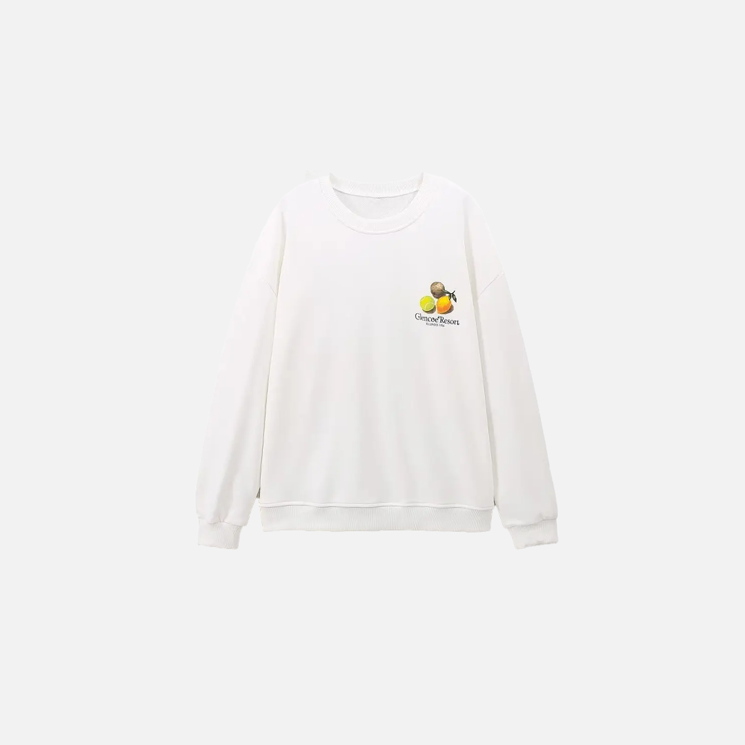 Gemütliches Oversize-Sweatshirt mit Herbstprint