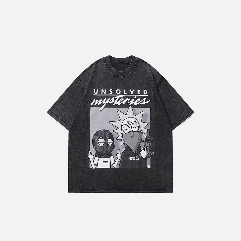 T-shirt Rick & Morty délavé ample
