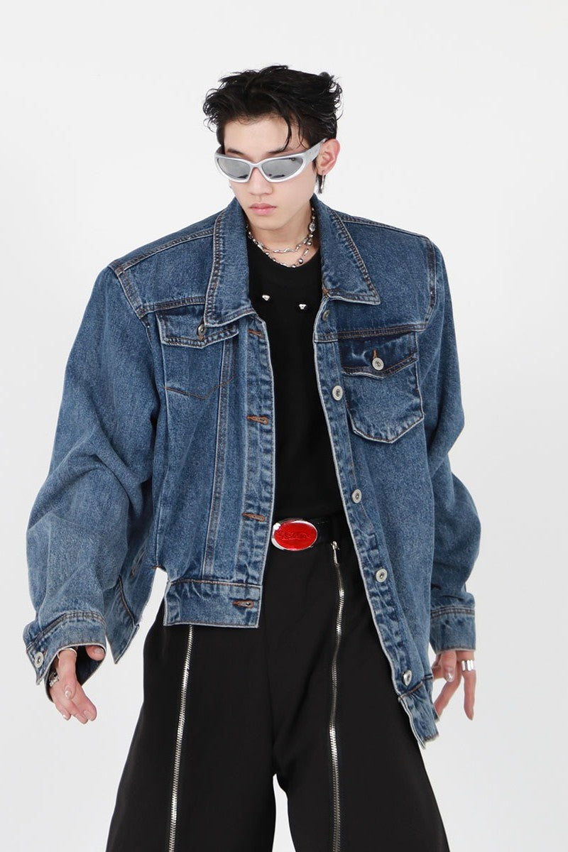 Unregelmäßige Jeansjacke