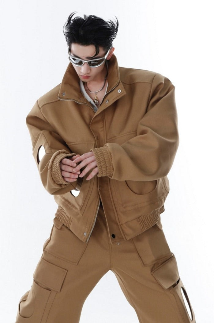 Spiegellederjacke
