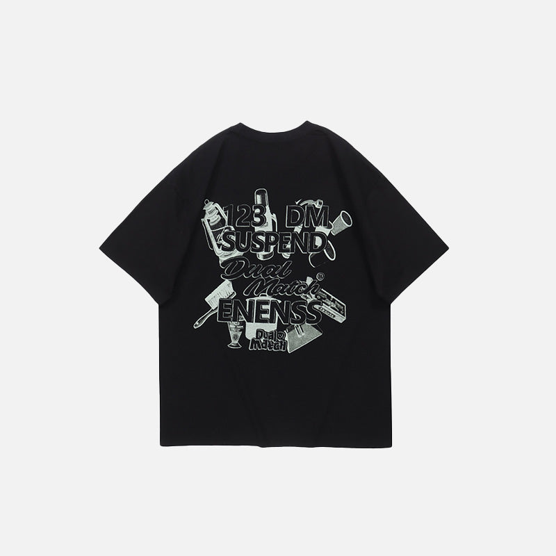 Sommerliches Utility-T-Shirt