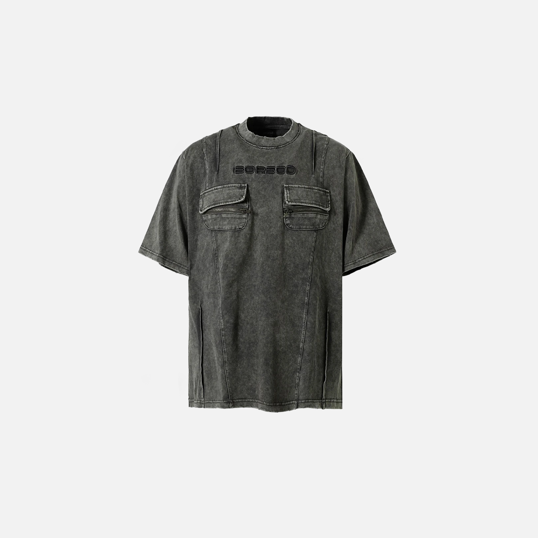 T-shirt oversize vintage patchwork