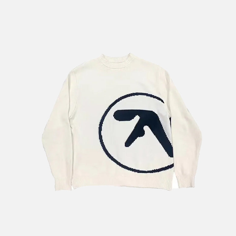 Y2K-Grafik-Vintage-Oversize-Pullover
