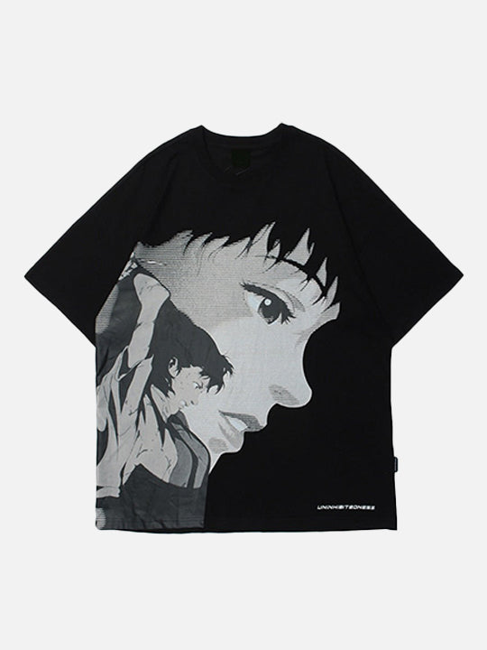 Anime-Mädchen-T-Shirt